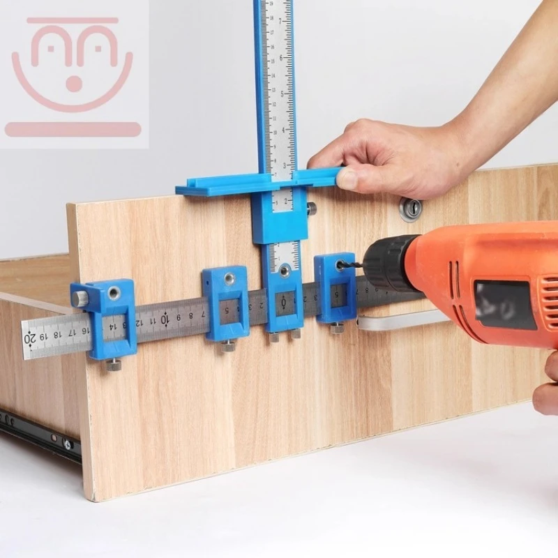 Woodworking Drills - Pozycjoner do uchwytów meblowych, pomocniczy przyrząd