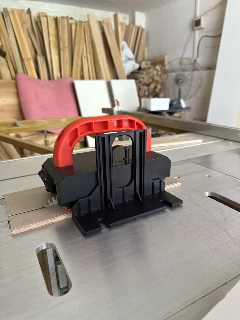 Woodworking Bandsaw - Popychacz do piły stołowej, regulowany, akcesoria