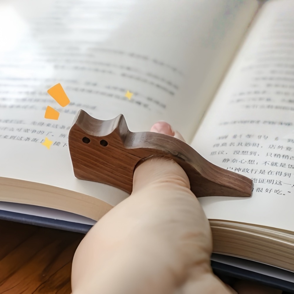 Woodworking School - Drewniany zakładka do książki w kształcie
