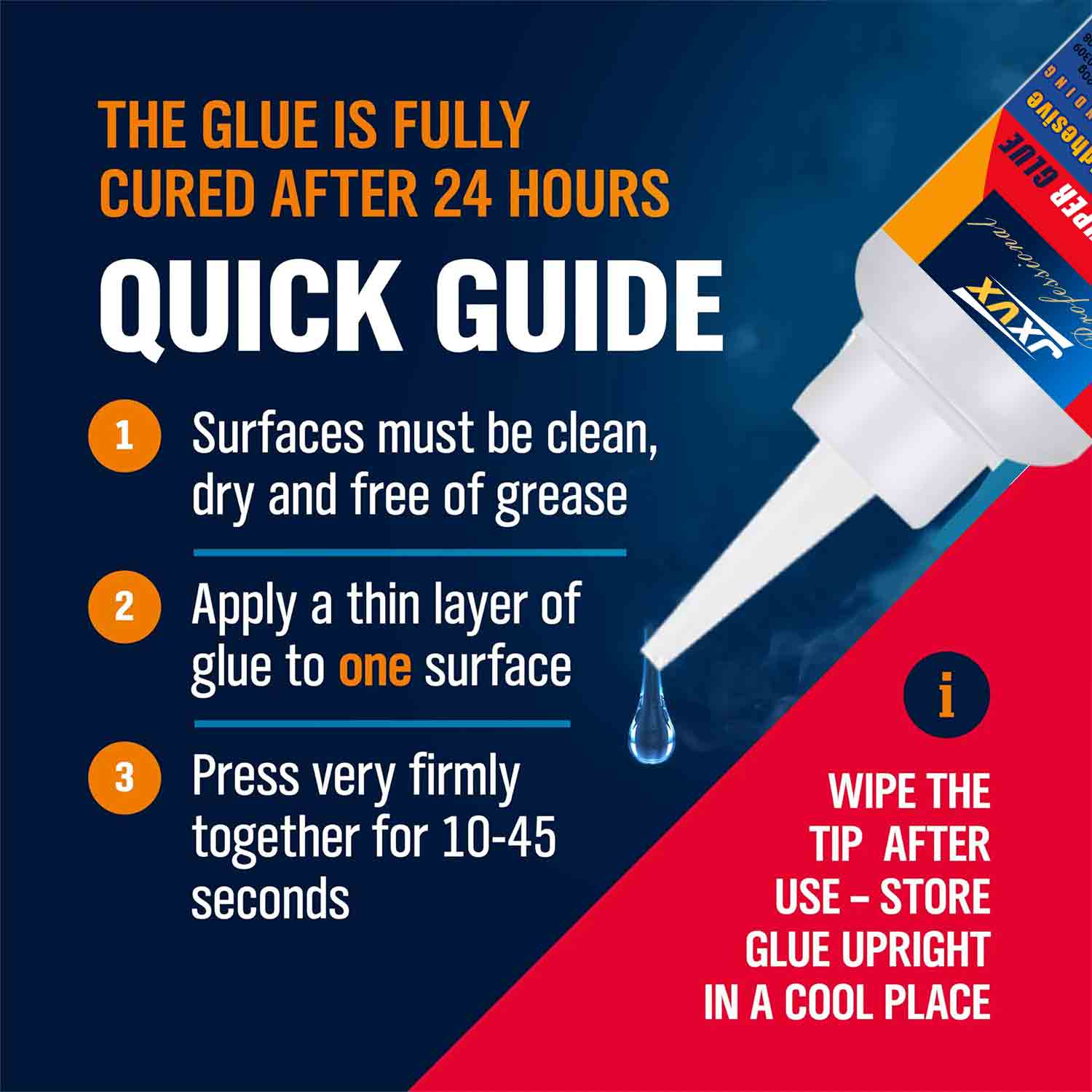 JXVX 1-5 szt. Super klej 502 o – Woodworking Quick Glue recenzja i cena