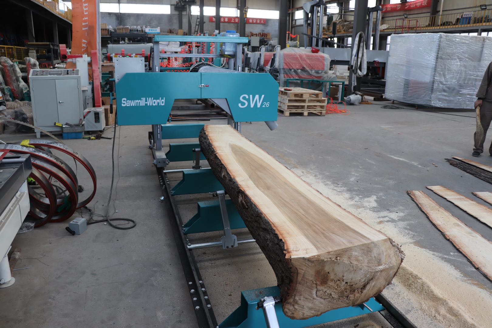 Pozioma piła taśmowa do cięcia – Woodworking Bandsaw recenzja i cena