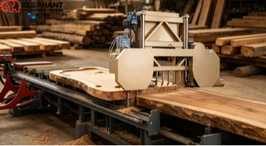 Pozioma przenośna piła taśmowa – Woodworking Bandsaw recenzja i cena
