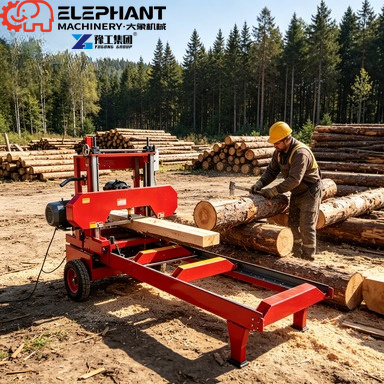 Pozioma przenośna piła taśmowa – Woodworking Bandsaw recenzja i cena