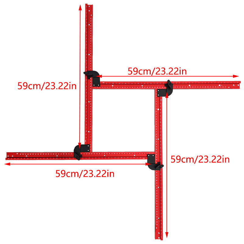59cm regulowana kwadratowa pro – Woodworking Manufacturing recenzja i cena
