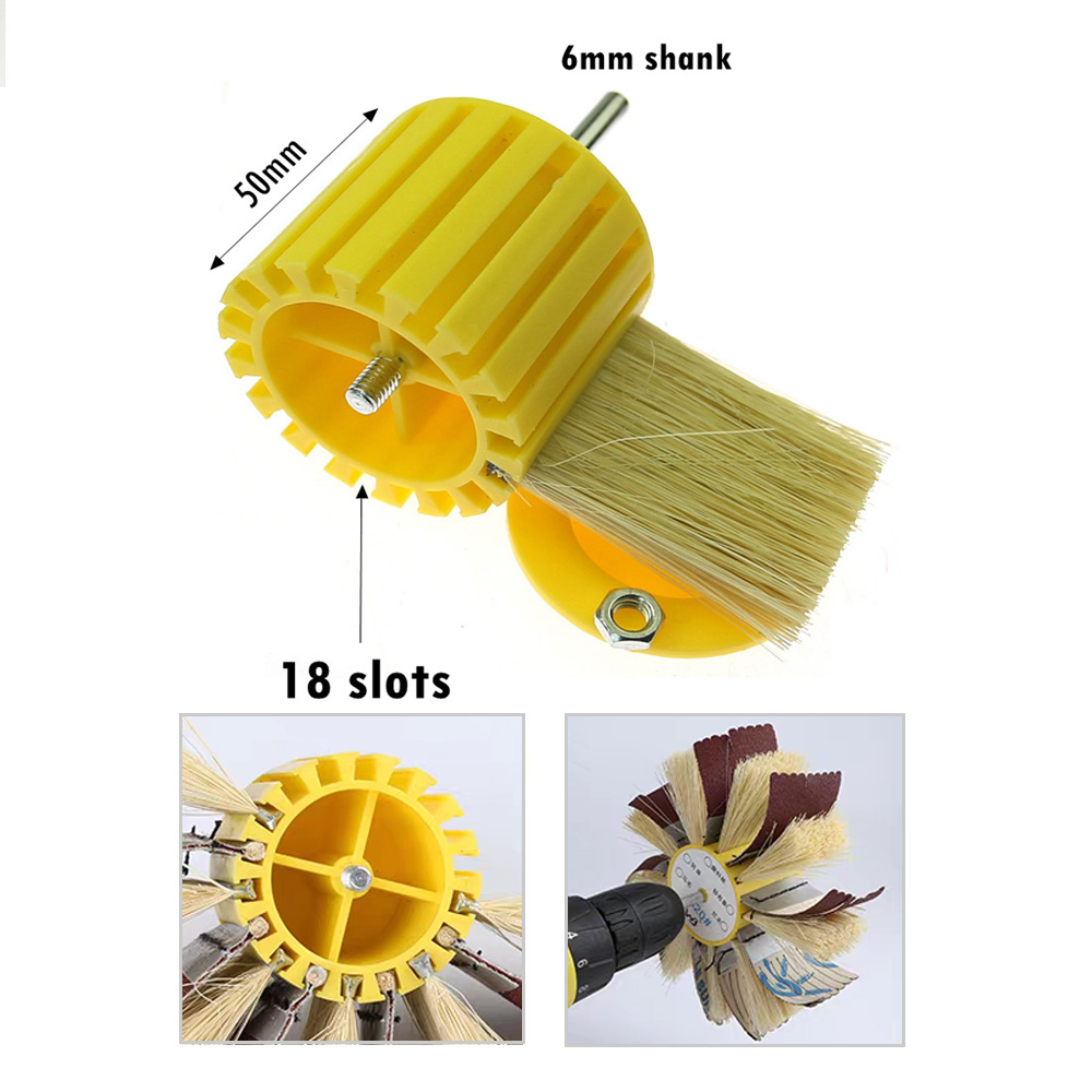 Szczotka polerska do drewna 6  – Woodworking Drills recenzja i cena